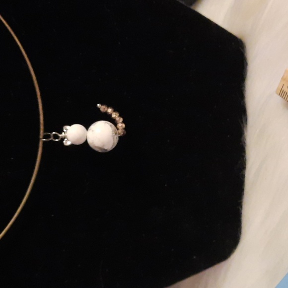 Amazing cat shape beaded pendant with ears and tail! - Picture 3 of 5